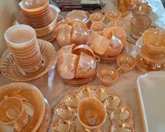 Lots of China and glassware