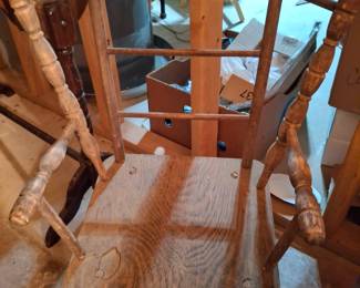 A very interesting rocking chair