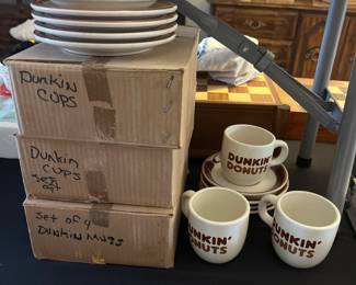 Vintage Dunkin’ Donuts cups and saucers