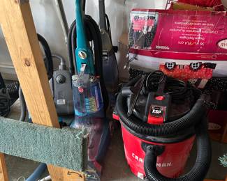 Shop vac , vacs & carpet cleaners