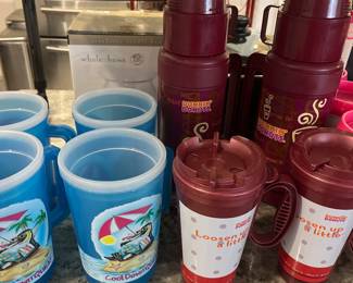 Vintage Dunkin’ Donuts coffee/tea travel thermos