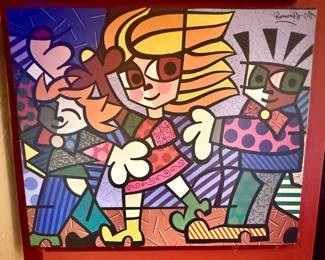 "Britto Kids" Print 26" x 21"