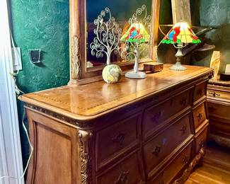 68"L x 20"D x 41"H without mirror - mirror is an additional 45" High