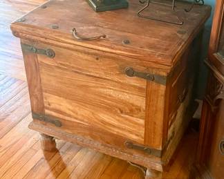 Solid Wood Chest 23"L x 18"D x 23"H