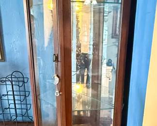 Lighted Curio Cabinet 26"L x 13"D x 69"H