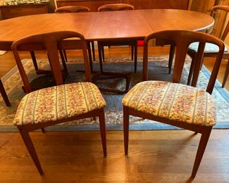 Set of 5 Juliane dining chairs - attributed to Johannes Anderson