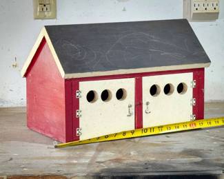 Double Door Barn Bird House