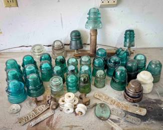 Huge Pile of Vintage Insulator Caps
