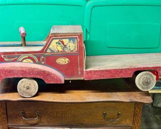 Antique 38” N.D. Cass Company Toy Truck