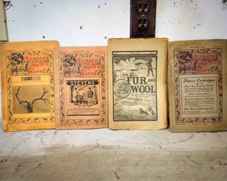 (4) Antique Hunter Trader Trapper & Fur and Wool Magazines