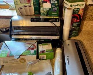 Food Savers & Accessories Lot
