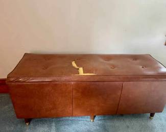 MCM Style Ottoman With Storage