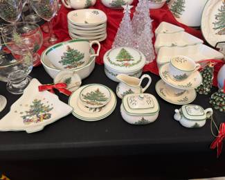 Wonderful selection of Spode Christmas dishes