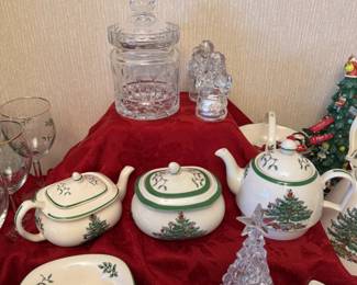 Wonderful selection of Spode Christmas dishes