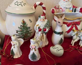 Wonderful selection of Spode Christmas dishes