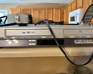 VHS/DVD player