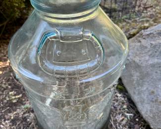 Large American Libby Glass jar