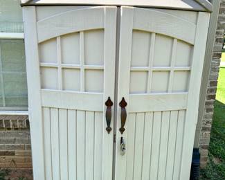 outdoor shed