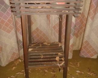 Wooden plant stand