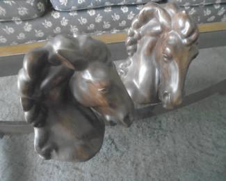 horse head bookends
