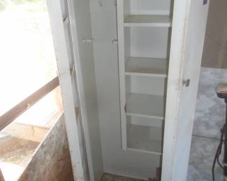 vintage metal cabinet