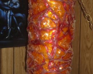 1970's swag lamp