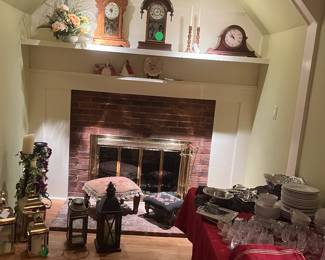 Lanterns from backyard living in Ridgewood , Clocks , ottomans … 