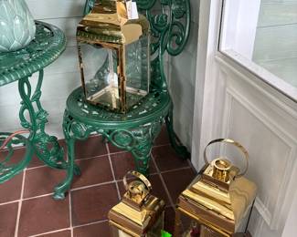 Lanterns from backyard living (Ridgewood ) 

*green bistro set sold 