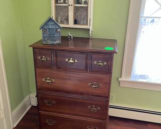 Tall dresser , solid wood 