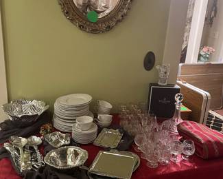 Wedgewood China , Waterford , Peltz pieces …