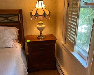 Brass /porcelain lamps with custom shades (shades of soho) 