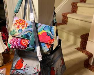 “Anna” brand hand painted bags , 