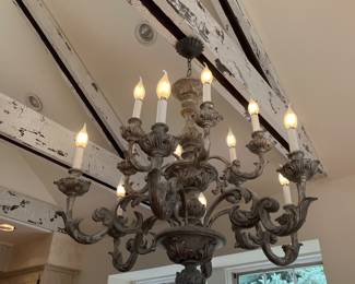 Stunning 2 Tier candlestick chandelier (French country) 