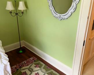 *Mckenzie rug is sold 
Mirror , twin standing light 
