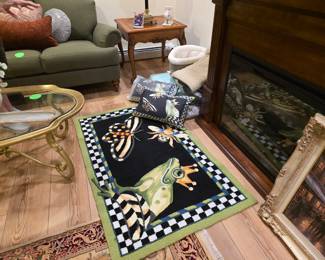 *McKenzie frog child rug /pillows have sold 