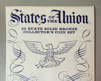 States of the Union bronze collector coin set 1969