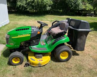 John Deere riding lawn mower