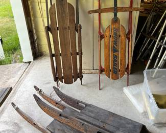 Antique sleds