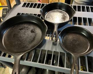 Wagner cast iron pans 