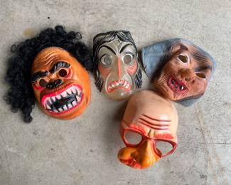 Vintage Halloween masks