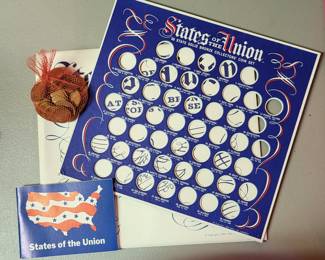 States of the Union bronze collector coin set 1969