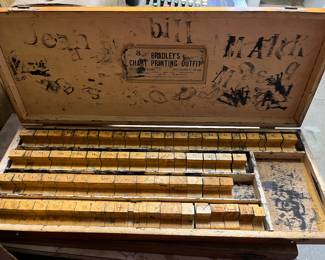 Vintage stamp set