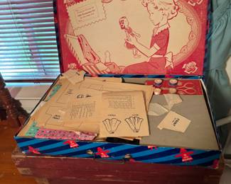 Vintage Child’s Practice Sewing Set