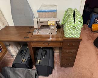 Nelco Cabinet Sewing Machine 