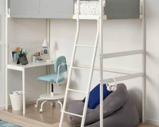 Screenshot from IKEA representing the loft bed with desk that we have for sale