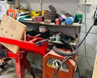 Lincoln Welder and Band Saw