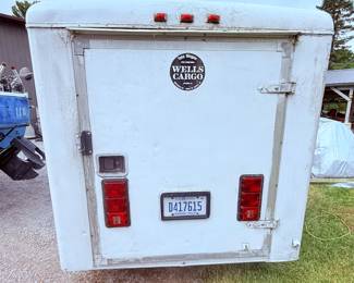 Wells Cargo Enclosed Single Axle Trailer 12x6