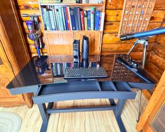 Power adjustable height desk 