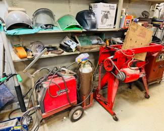 Lincoln Arc Welder and Band Saw