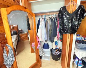 Full Length Wooden Standup Mirror